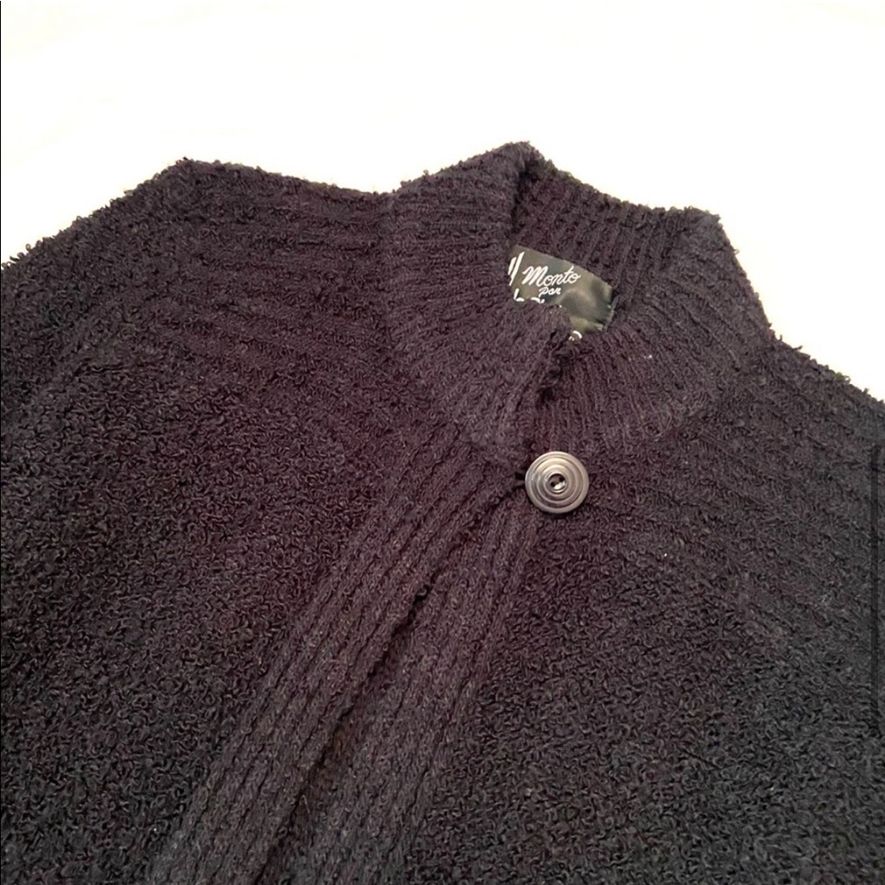 SOLD | Vintage | Long Oversized Bouche Knit Cardigan - Picture 11 of 16